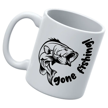 Gone Fishing v1 Coffee Mug